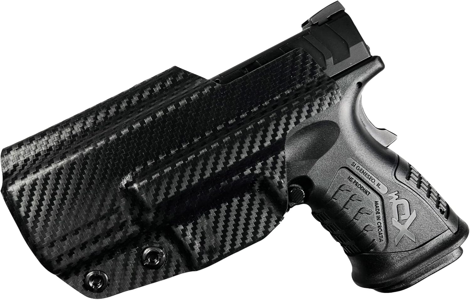 Dentro de la funda para cinturón de cintura, se adapta a Springfield XD-M Elite de 3.8 pulgadas