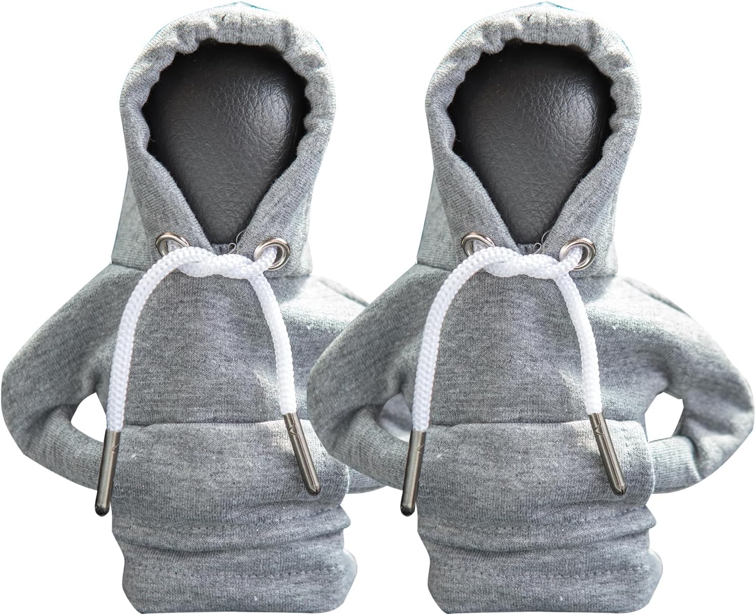 Sudadera con capucha para palanca de cambios de automóvil, 2 unidades, sudadera con capucha divertida para cambio de marchas, accesorios interiores