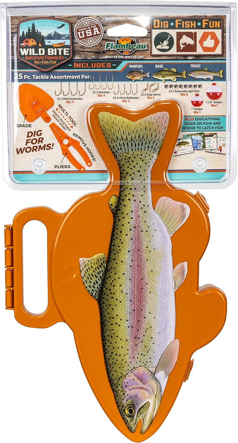 Flambeau Outdoors Kit de caja de aparejos de pesca Wild Bite