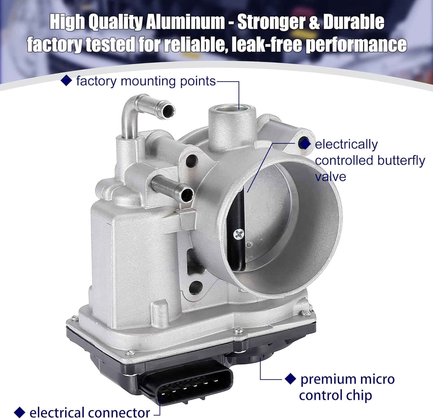 X AUTOHAUX Cuerpo del acelerador, cuerpo del acelerador con Sensor para Nissan Altima 2.5L 2013-2018, para Nissan Frontier 2.5L 2005-2019, para