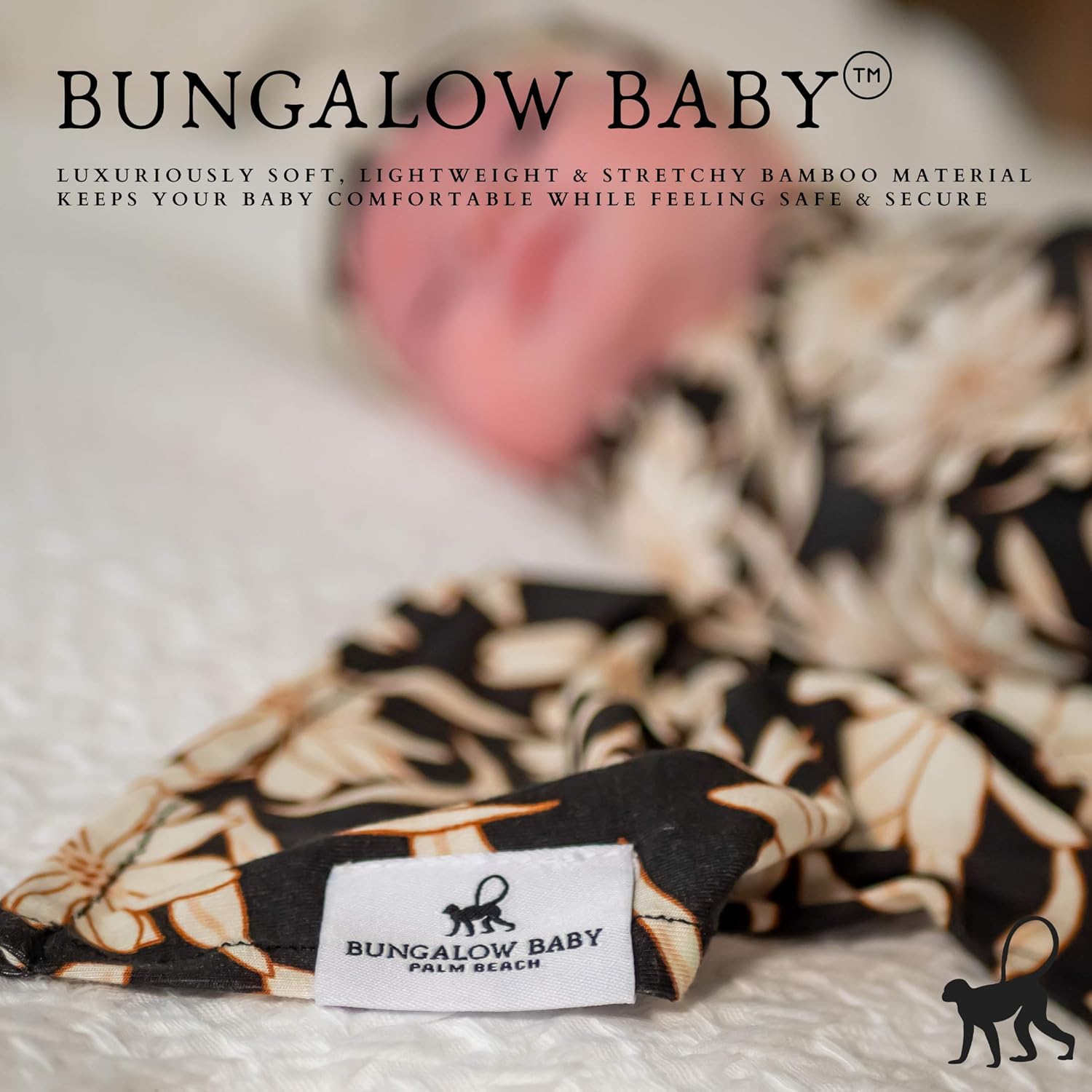 Juego de manta y gorro de viscosa de bambú de primera calidad, para bebé, niño, niña, unisex, para recién nacido, envoltura para bebé, manta de
