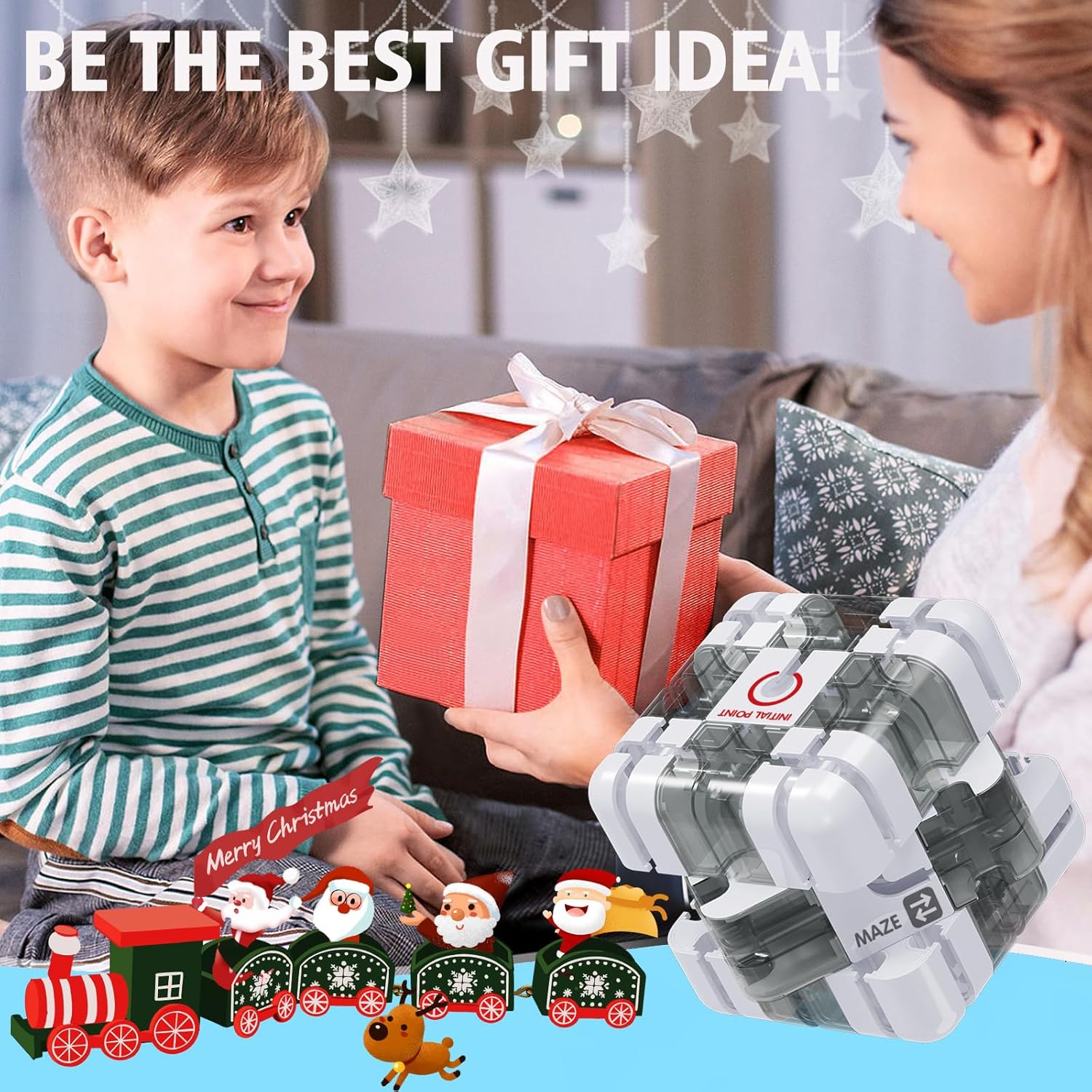 Maze Cube – Rompecabezas 3D de gravedad para niños, cubos de rompecabezas de laberinto con bolas, juego de laberinto de juego de lógica, juegos de
