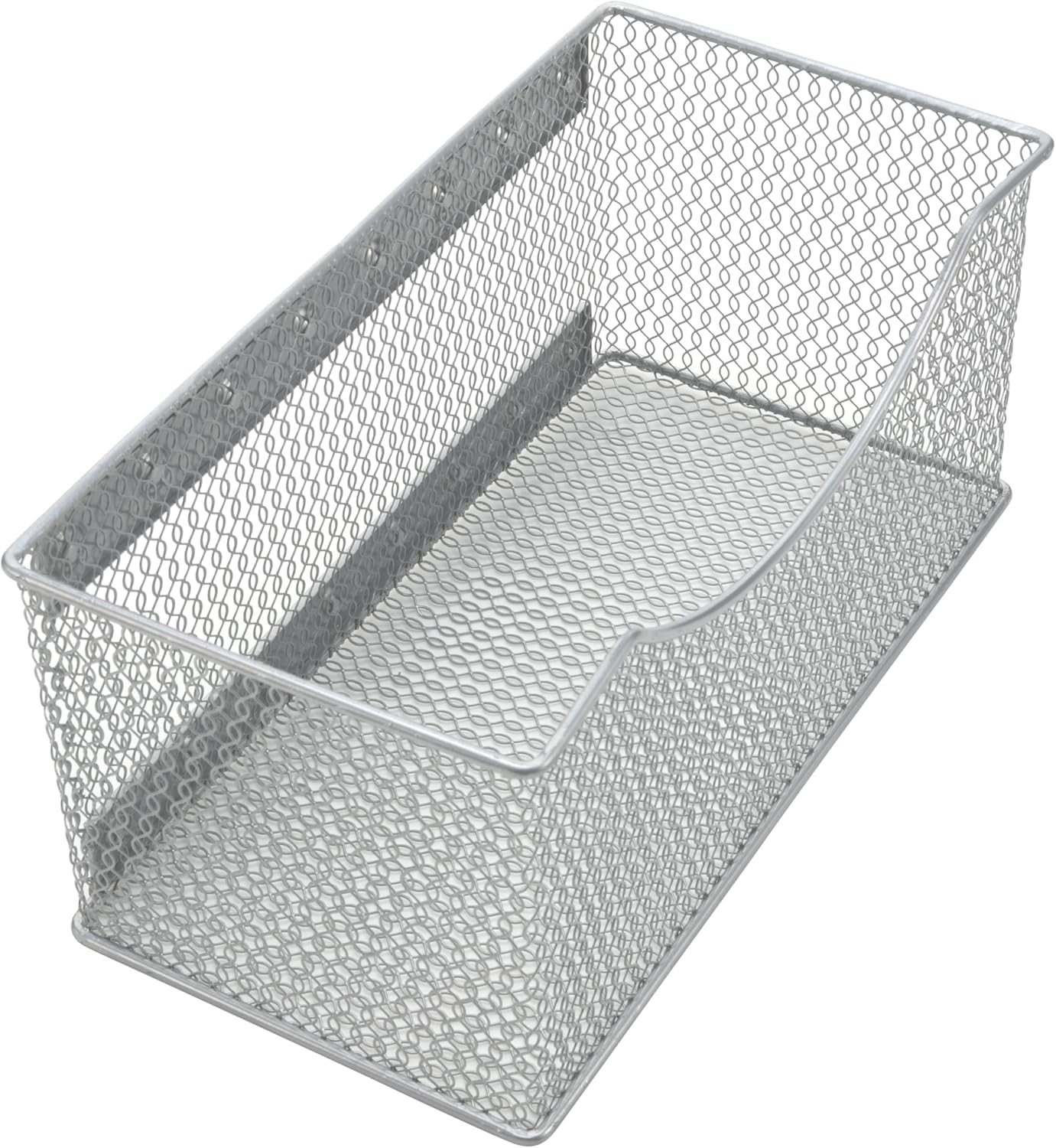Ybmhome – Cesta de almacenamiento magnética de malla de alambre, contenedor de basura, bandeja de escritorio, organizador de suministros de oficina,