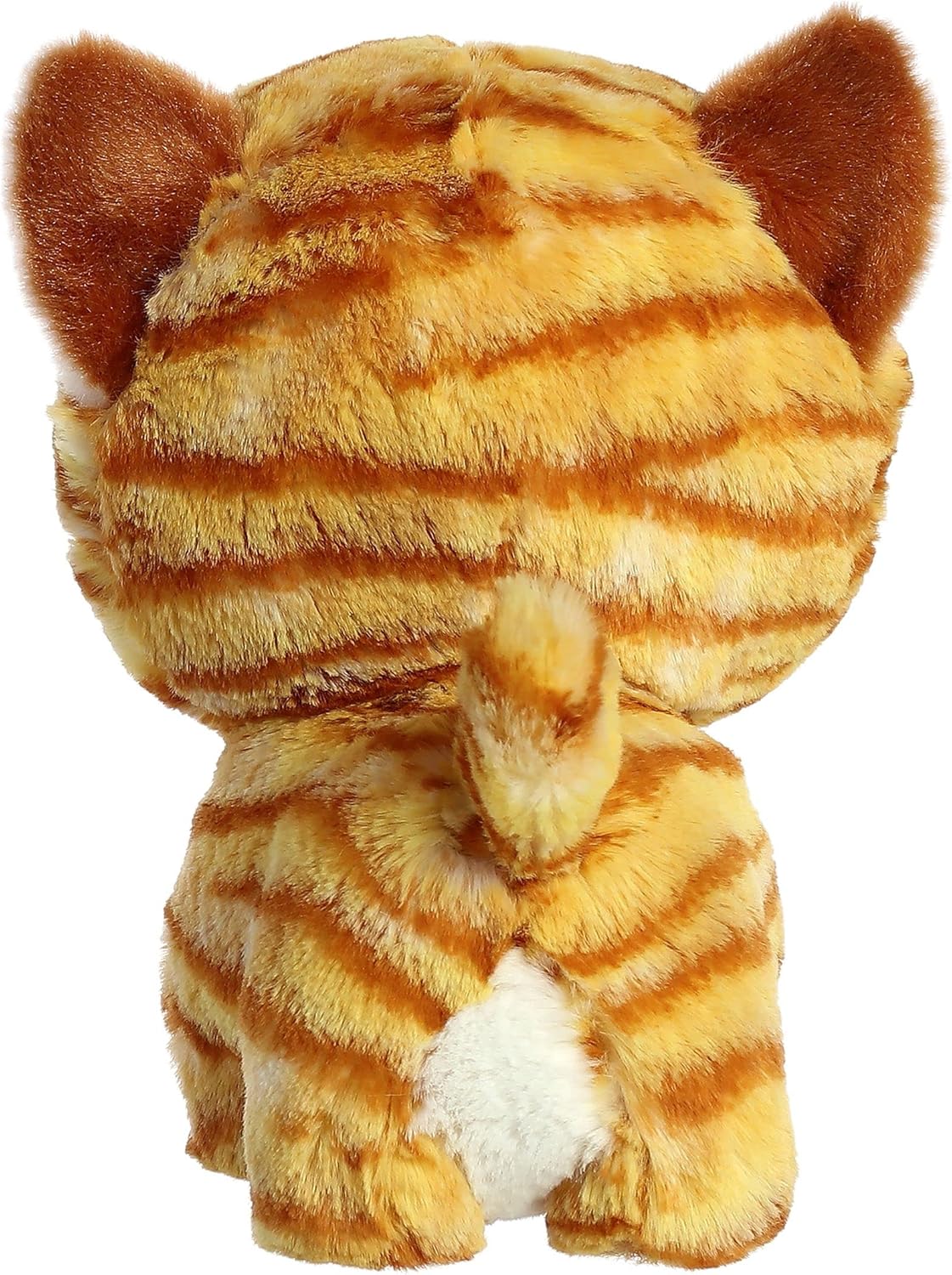 Aurora Playful Teddy Pets – Peluche de gato atigrado naranja, diseño único, juego sin fin, color naranja, 7 pulgadas