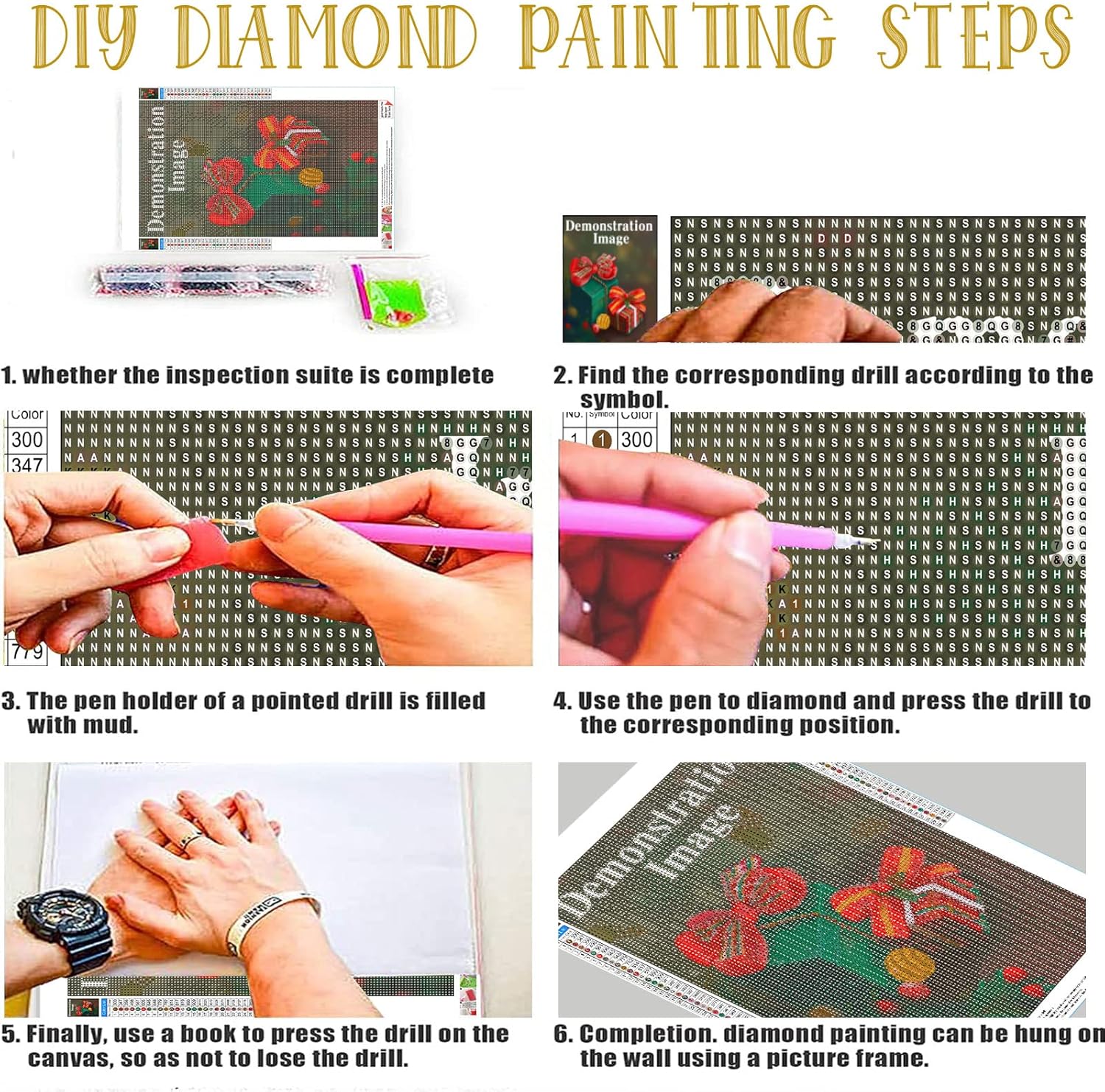IHMOLN Pintura de diamantes, Diosa de la Hada de la Luna Dorada, para adultos y niños, kit de pintura de diamantes 5D para niña, arte bellamente