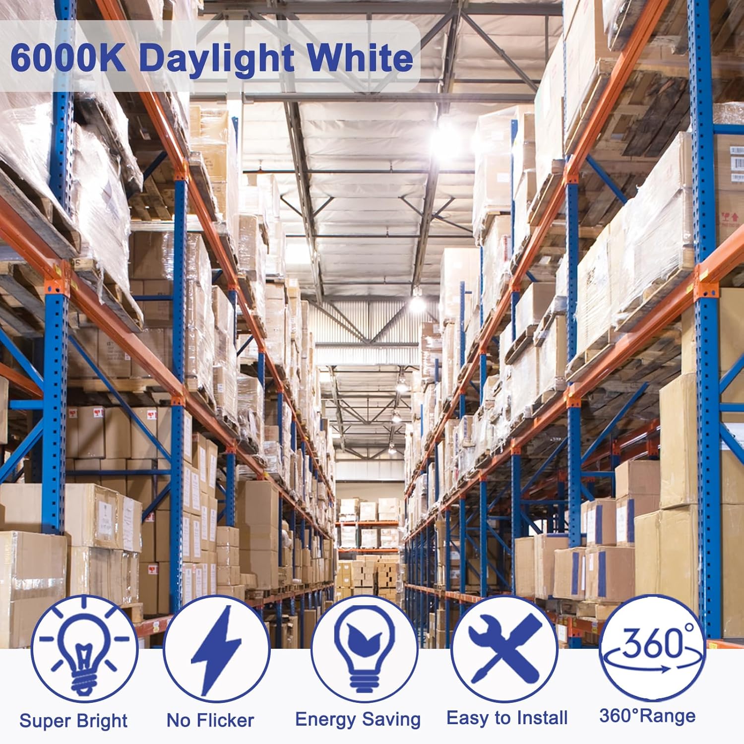 Bombillas LED de maíz de 100 W, 12000 lúmenes, luz blanca diurna de 6000 K, bombilla LED de maíz con base E26E39, AC85-265V, reemplazo LED de haluro