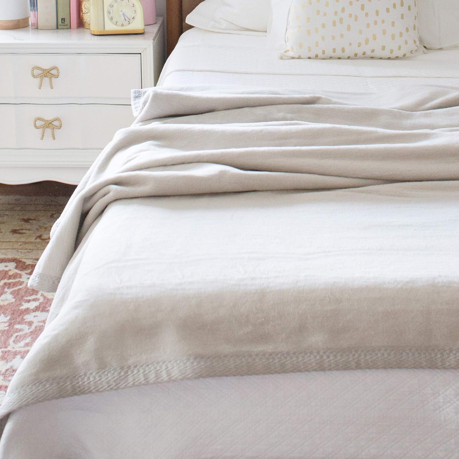 Peacock Alley – Cobija de algodón de lujo para todo el año, calidad de hotel 5 estrellas, perfecta para cama o como cobija de sofá, 4 opciones de