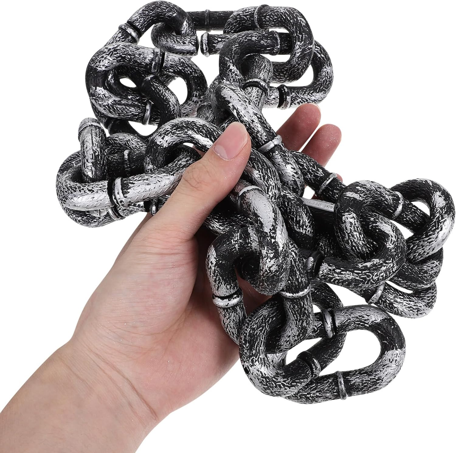 STOBOK Cadena de Halloween, cadenas de plástico de 3.3 ft, cadenas falsas de Halloween, cadenas de decoración de Halloween, cadenas de disfraces de