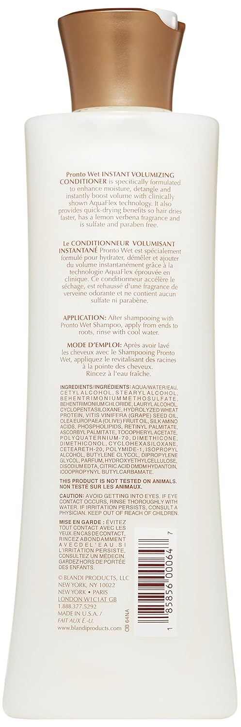 Oscar Blandi Pronto Wet – Acondicionador voluminizador instantáneo, 8.4 onzas líquidas