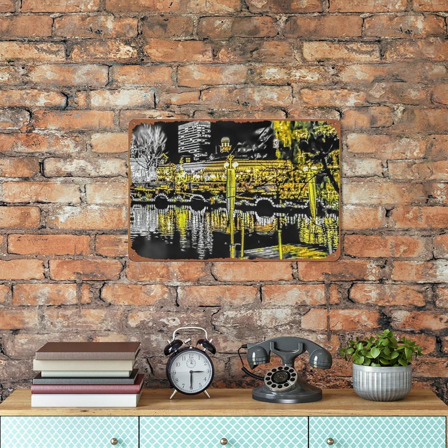 Tivoli Tin Sign Retro Metal Movie Poster Art Wall Home Decor 8×12 Inches