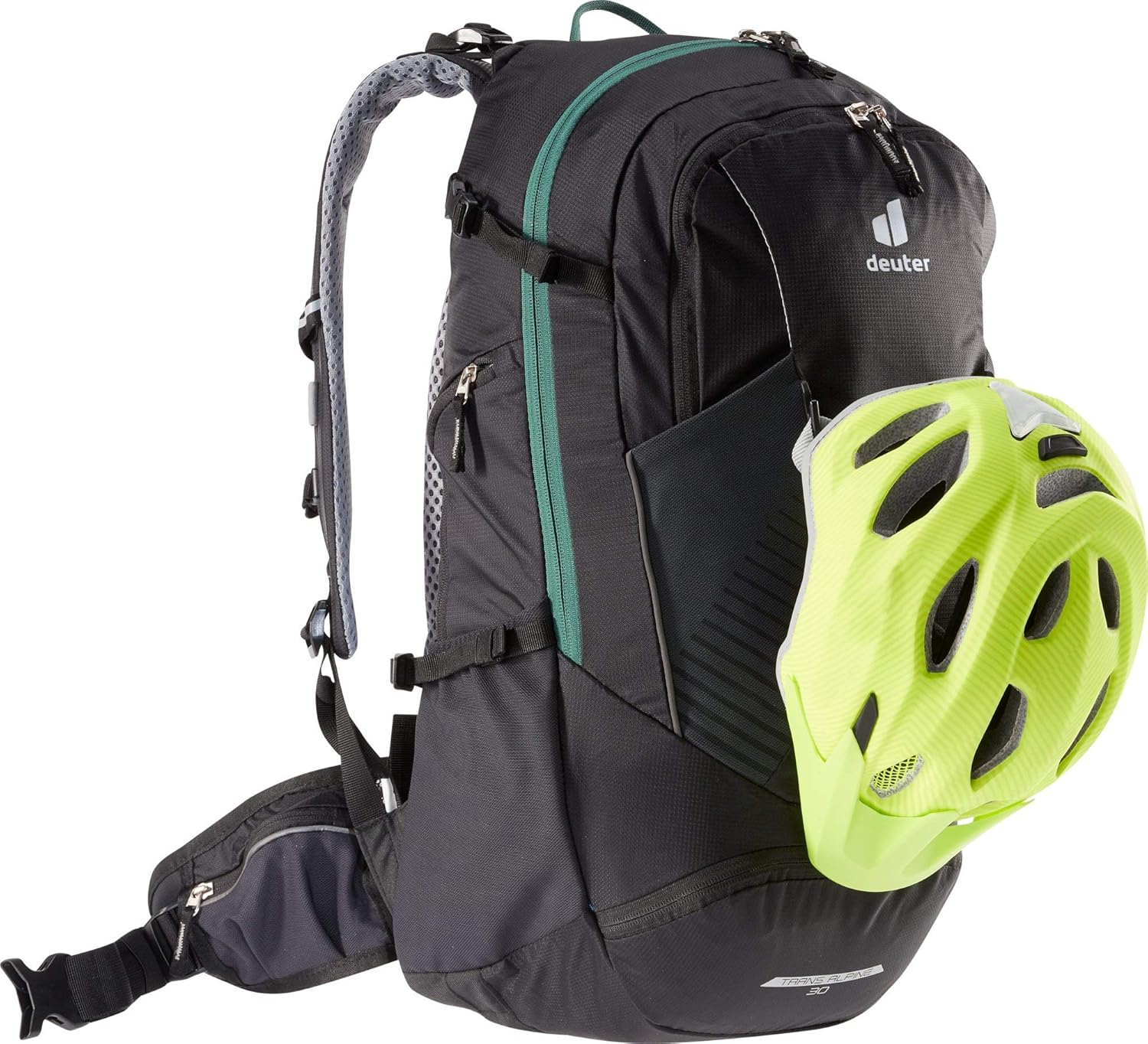 DEUTER Unisex  Mochila para bicicleta Trans Alpine 30 para adultos, color negro, 30 l