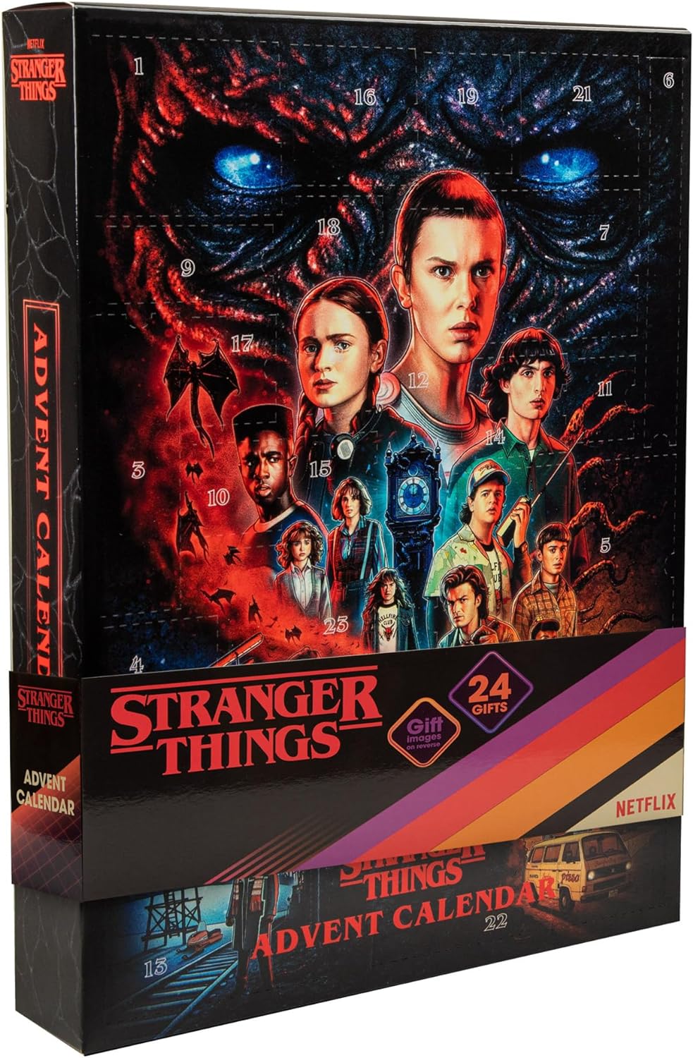 Cinereplicas Stranger Things – Calendario de Adviento de Stranger Things – Licencia oficial