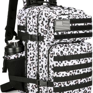 KXBUNQD Mochilas tácticas militares para hombres Molle Daypack 45L 3 días paquete de asalto bolsa mochila grande con sistema Molle bolsa, Blanco KXBUNQD Mochilas tácticas militares para hombres Molle Daypack 45L 3 días paquete de asalto bolsa mochila grande con sistema Molle bolsa, Blanco