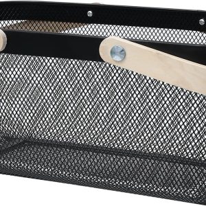 Cesta de acero de malla metálica, cesta de malla con asa, cesta organizadora de almacenamiento, cesta de frutas y verduras, soluciones para cocina, Cesta de acero de malla metálica, cesta de malla con asa, cesta organizadora de almacenamiento, cesta de frutas y verduras, soluciones para cocina,