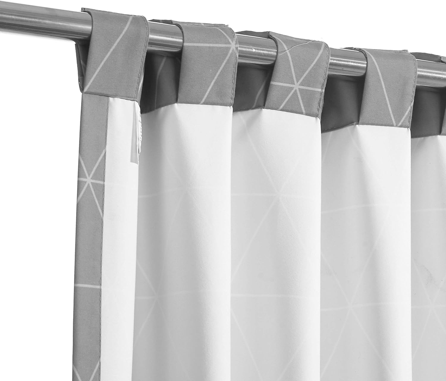Ariana – Paquete de 2 paneles de ventana con bolsillo para cortinero para oscurecimiento de habitación