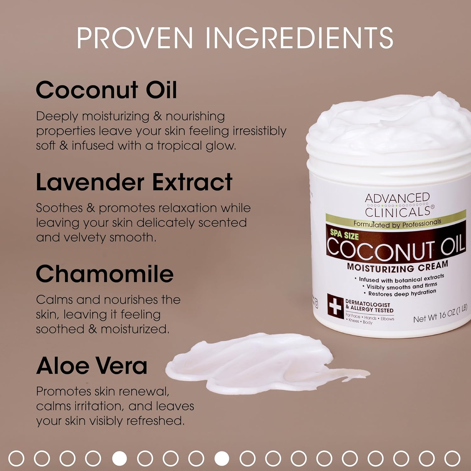 Advanced Clinicals Set de 2 lociones corporales de retinol + crema de aceite de coco, loción facial hidratante y crema corporal  Tratamiento para el
