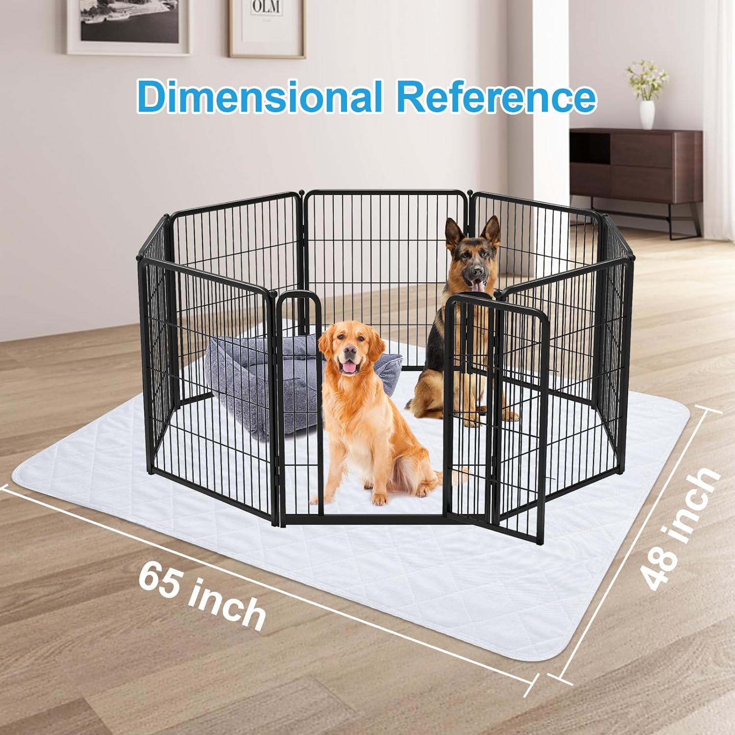 Almohadillas lavables para orina de perro para entrenamiento de orinal de 65 x 48 pulgadas, paquete de 1 unidad, almohadillas impermeables y
