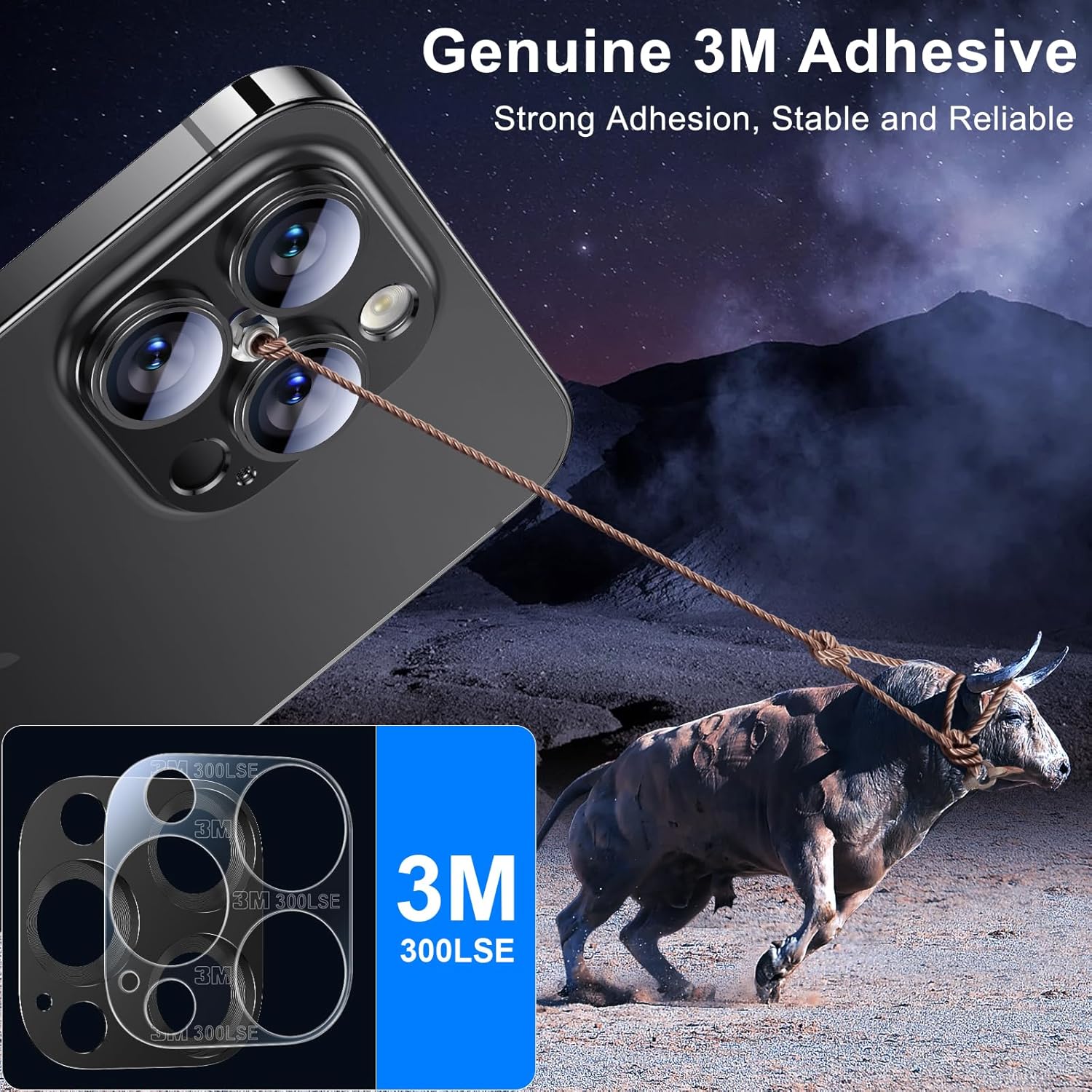Esanik Paquete de 2 protectores de lente de cámara para iPhone 14 ProiPhone 14 Pro Max, carcasa de aleación de aluminio mate de vidrio templado,