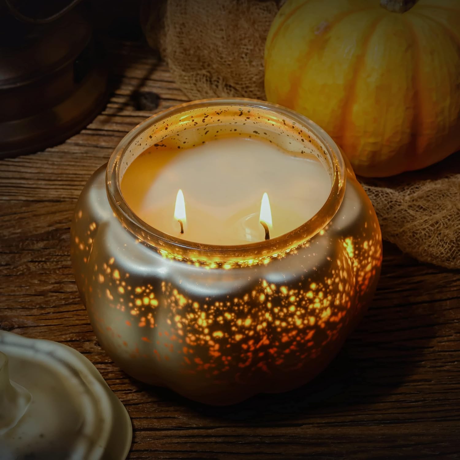 Velas perfumadas para decoración del hogar  Velas de aromaterapia  en forma de calabaza  Calabaza de arándano  Regalo de velas de cera de soja