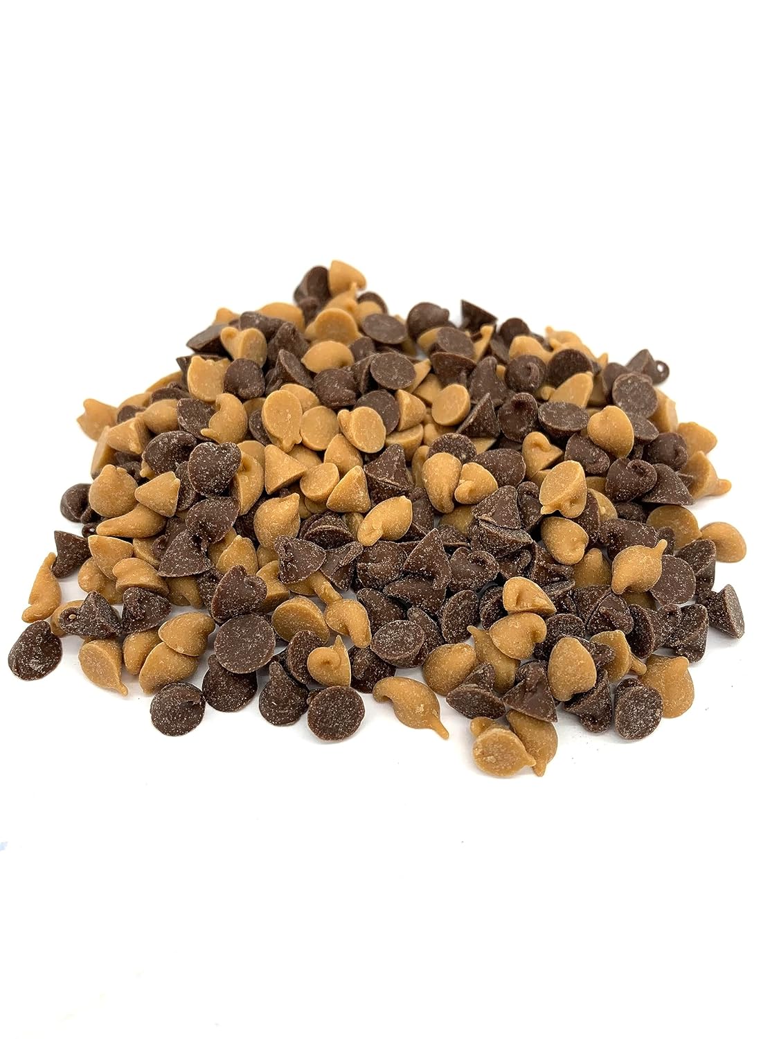 Mini chispas de chocolate con mantequilla de maní (bolsa resellable con cierre de cremallera de 1 libra