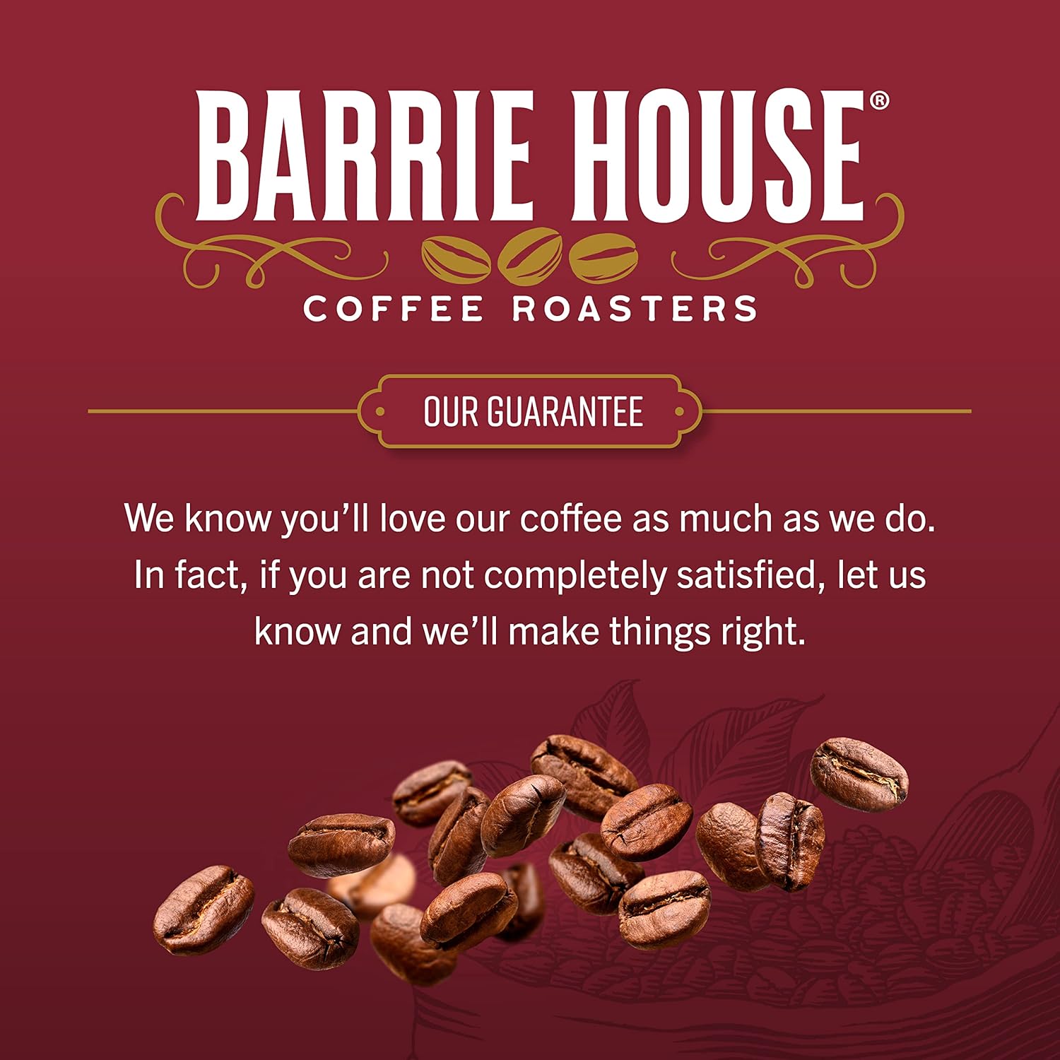 Barrie House Descafeinado Cápsulas de café descafeinado de una sola porción, paquete de 96  Compatible con cafeteras Keurig K Cup  Sabor crujiente,