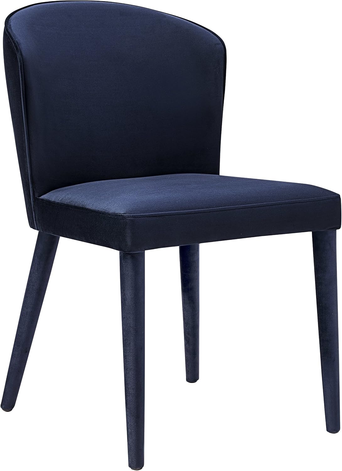 TOV Furniture Metropilitan Collection – Silla decorativa de terciopelo para comedor, color azul marino