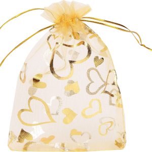 100 bolsas de organza de corazón transparente de 4 x 6 pulgadas con cordón para dulces de Navidad, joyas, fiesta, boda, bolsa de regalo 100 bolsas de organza de corazón transparente de 4 x 6 pulgadas con cordón para dulces de Navidad, joyas, fiesta, boda, bolsa de regalo