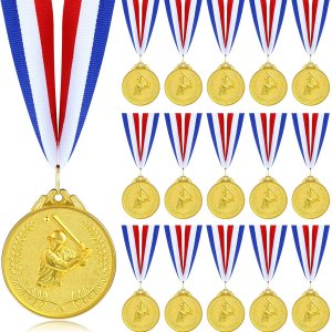 Henoyso 24 medallas de premio de béisbol para niños, medallas de oro de béisbol, medallas de premio, premios de béisbol de aleación de zinc, premios Henoyso 24 medallas de premio de béisbol para niños, medallas de oro de béisbol, medallas de premio, premios de béisbol de aleación de zinc, premios