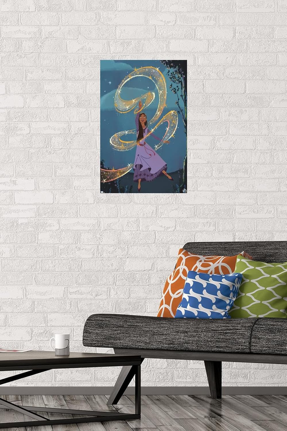 Trends International Disney Wish – Póster de collage 6 (Asha) para pared