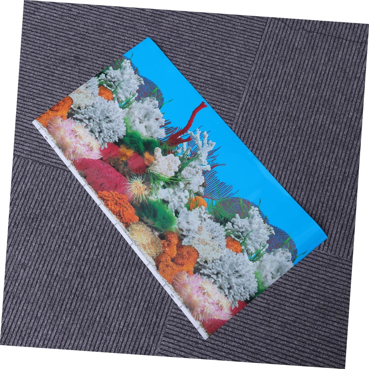 iplusmile Papel de pared 3D, pegatinas 3D fondo de acuario 3D, fondos de pantalla 3D de 10 galones de fondo de pecera de doble cara, adhesivo
