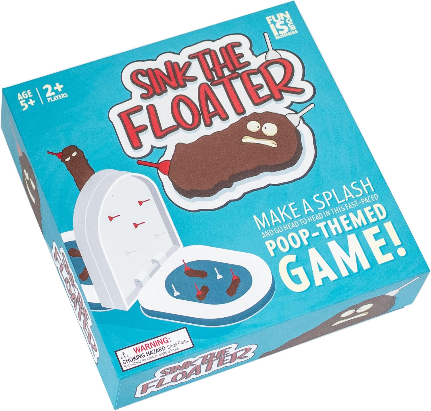 Boxer Gifts Sink The Floater – Juego para niños  Puedes hundir el apesto  Divertidos juegos de mesa familiares para niños y adultos  Divertido