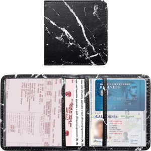 Soporte para registro y seguro de automóvil, organizador de cuero para guanteras con cierre magnético, estuche de accesorios para compartimentos de Soporte para registro y seguro de automóvil, organizador de cuero para guanteras con cierre magnético, estuche de accesorios para compartimentos de
