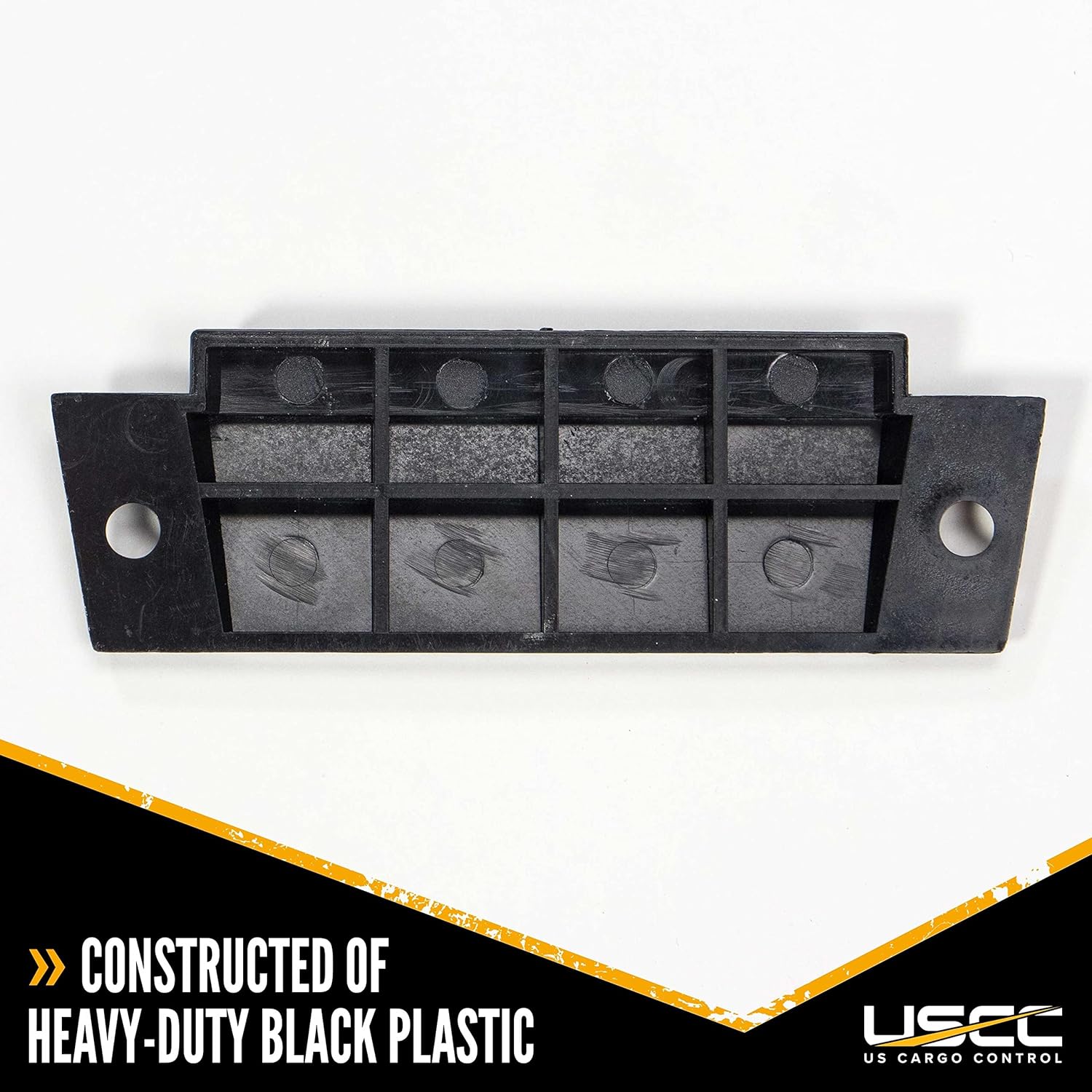 US Cargo Control E Track Tapa de plástico para pista electrónica horizontal, elimina bordes afilados y proporciona un aspecto acabado, funciona con