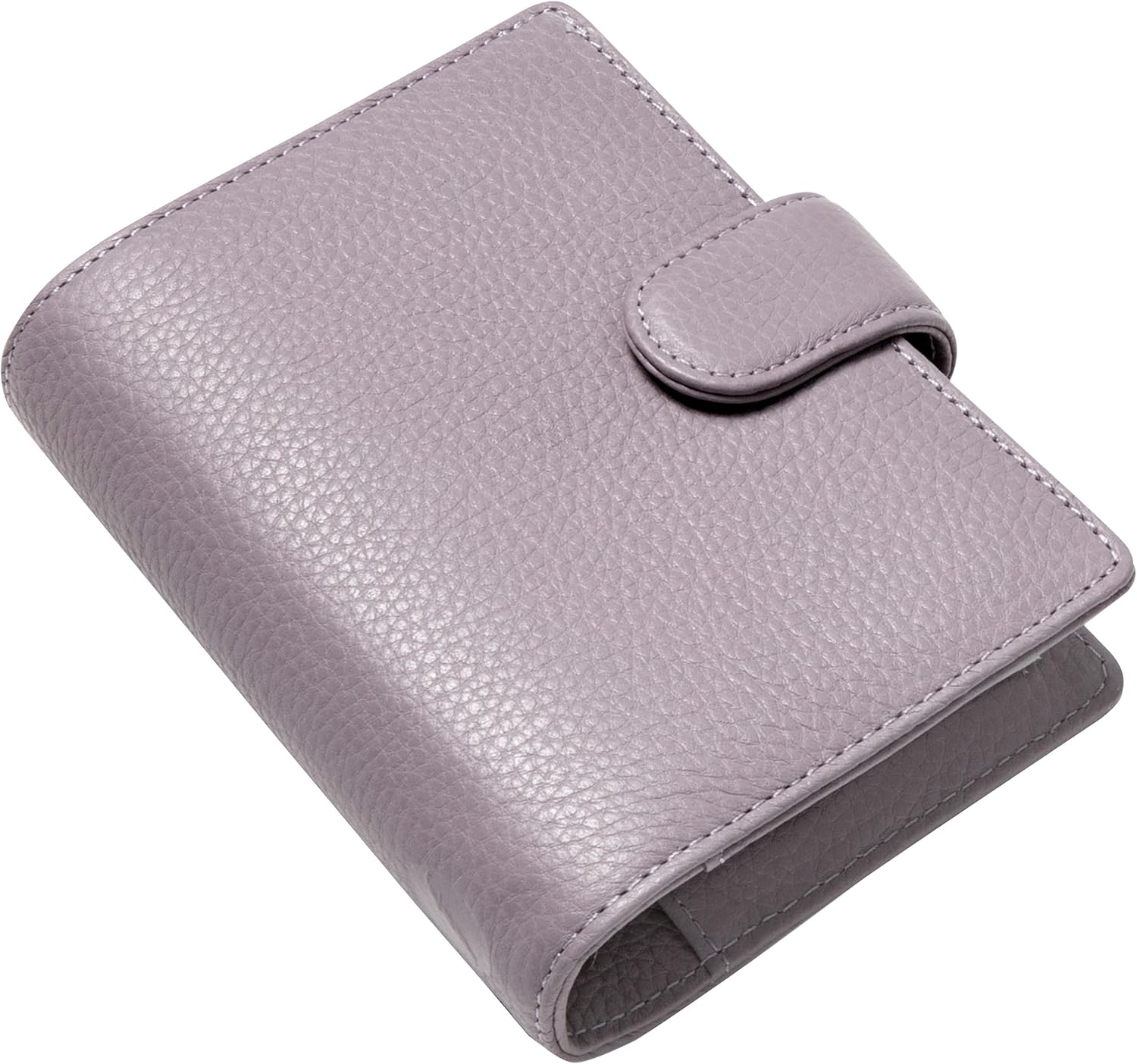 Filofax Norfolk – Organizador de bolsillo, color lavanda, cuero suave de grano completo, seis anillos, con calendario semanal para ver, multilingüe,