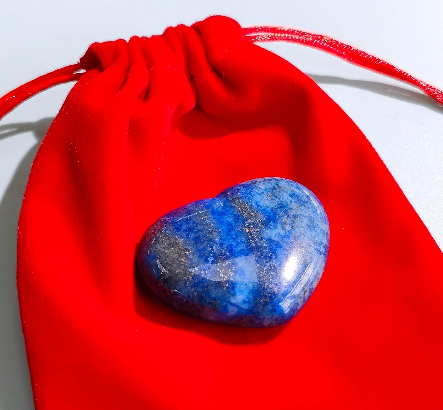 MAIBAOTA Corazón de cristal de 1.772 in, cristales curativos grandes, piedra de amor, piedra natural de reiki, regalos para mamá, día de la madre,