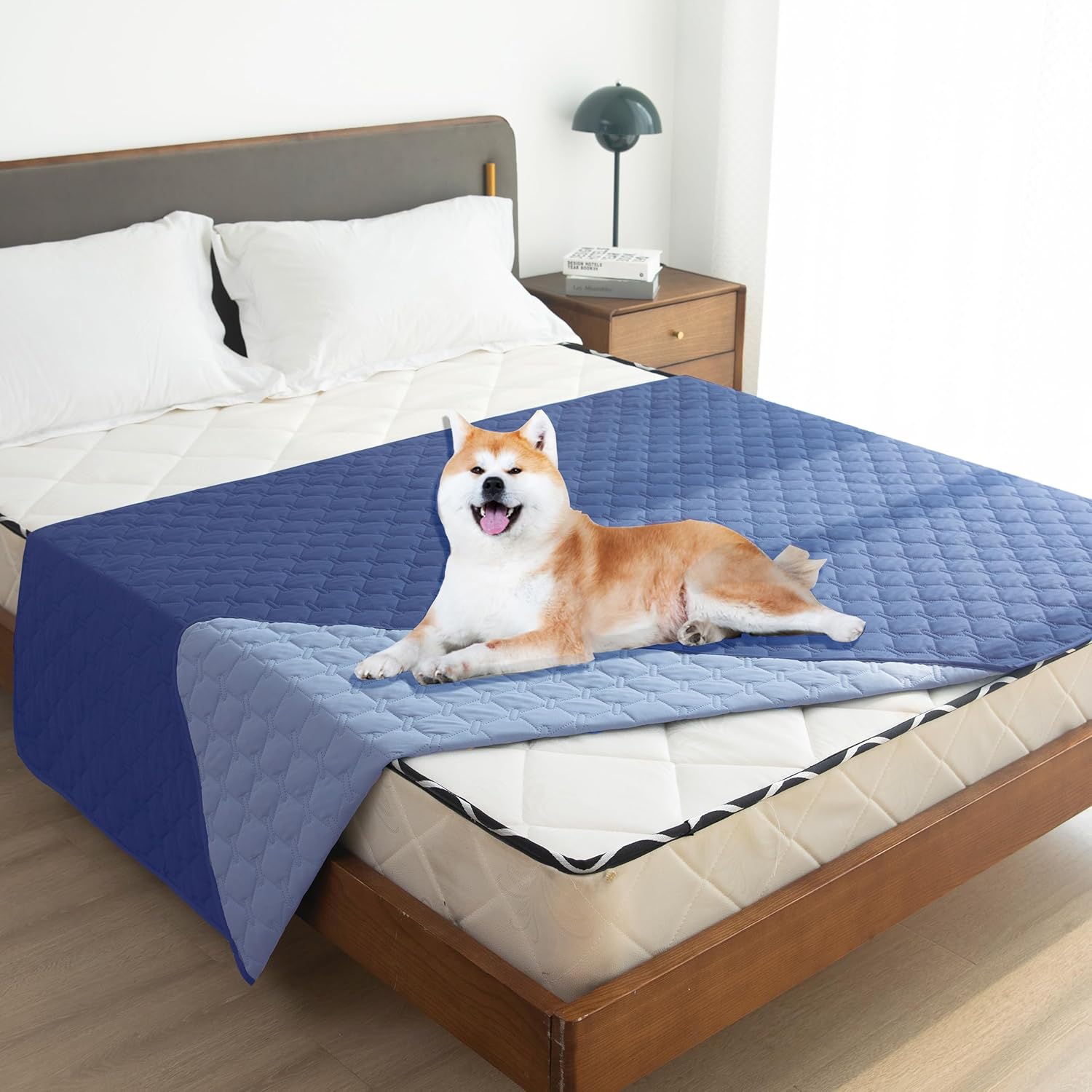 gogobunny Manta impermeable 100% de doble cara para perro, funda de cama suave para mascotas, reversible, protege muebles, sofá, auto para