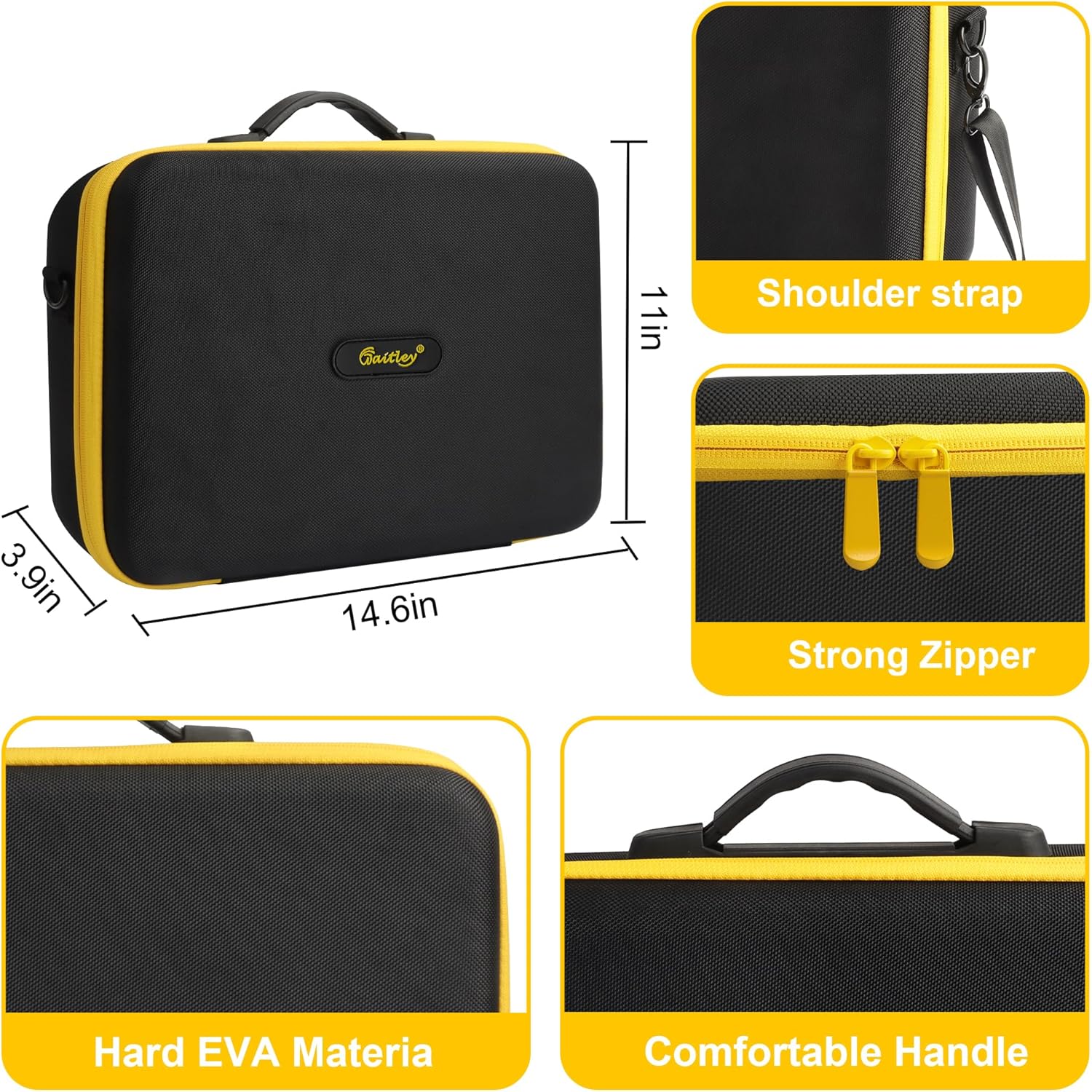 Paquete de 2 fundas impermeables para almacenamiento de batería, compatible con batería Dewalt, herramienta eléctrica y cargador de batería, con