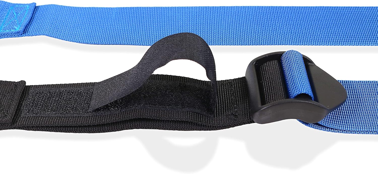 PUMEO Sistema de correa de almacenamiento doble para kayak, viene con 2 clips de mosquetón para remo, uso con tablas de kayak y remo, uso en