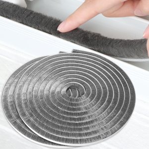 MILEQEE – Paquete de 2 sellos para cepillos de puerta, 66 pies en total, burlete de fieltro para puertas, burlete para ventanas de gabinete, MILEQEE – Paquete de 2 sellos para cepillos de puerta, 66 pies en total, burlete de fieltro para puertas, burlete para ventanas de gabinete,
