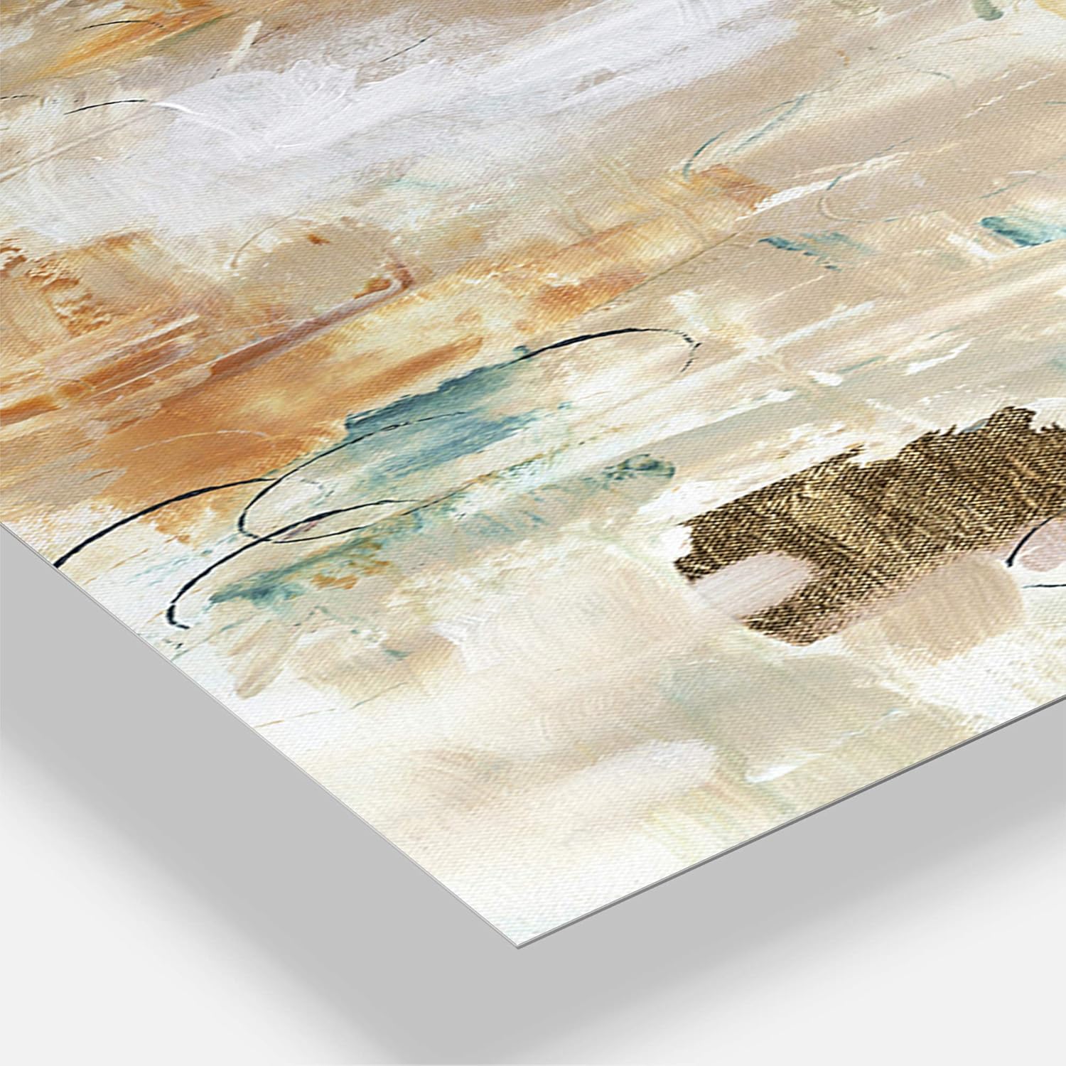 ‘Gilded Daydreams’ Reloj de pared moderno de 3 paneles para decoración del hogar, dormitorio, baño, oficina, sala de estar, 25069