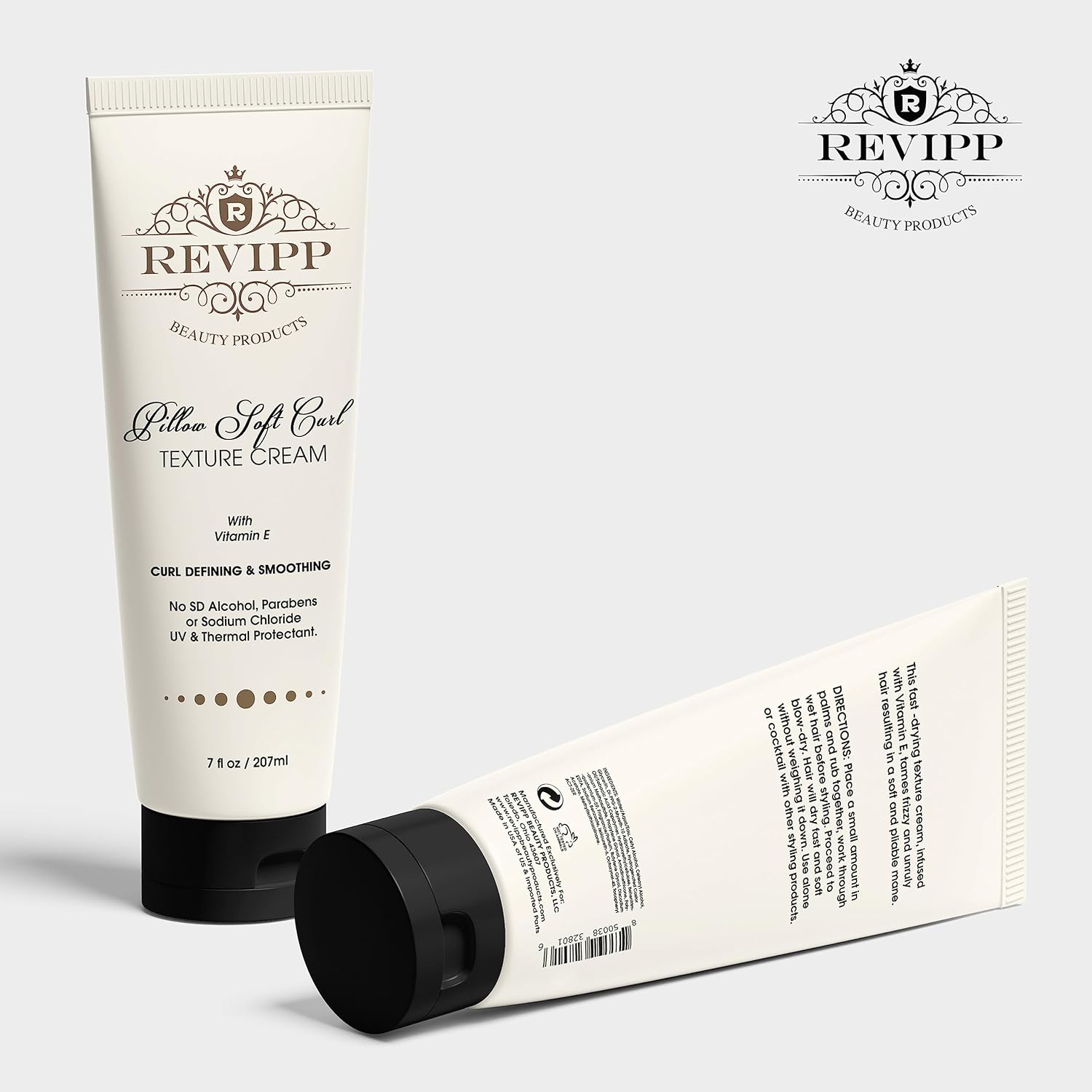 REVIPP Beauty Texture Cream – Productos para el cabello rizado  Crema de peinado de 7 onzas líquidas para cabello rizado  Crema definidora de rizos