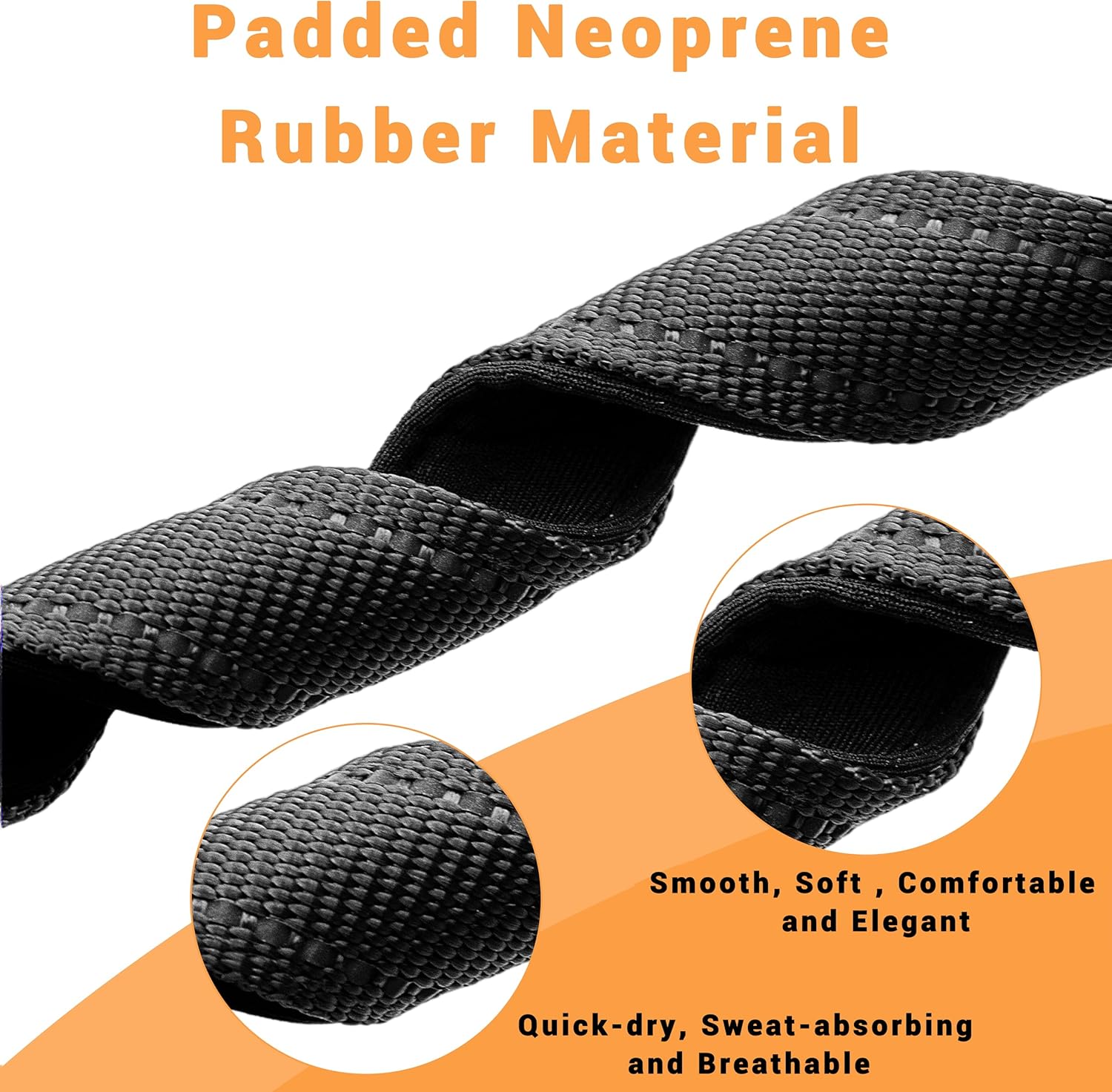LIEVUIKEN Paquete de 2 collares reflectantes para perro con hebilla de bloqueo de seguridad, ajustable, suave, transpirable, cómodo, de nailon, para