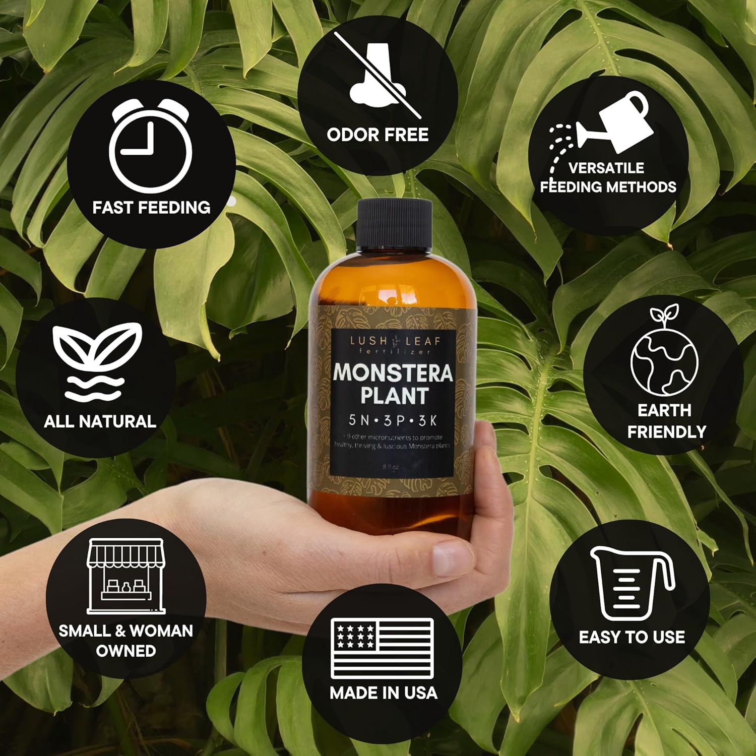 Lush Leaf  Alimento vegetal (Monstera)