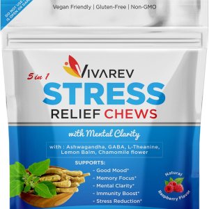 Gomitas Ashwagandha para aliviar el estrés, formuladas con Ashwagandha, GABA, L teanina, bálsamo de limón y flor de manzanilla como suplemento para Gomitas Ashwagandha para aliviar el estrés, formuladas con Ashwagandha, GABA, L teanina, bálsamo de limón y flor de manzanilla como suplemento para