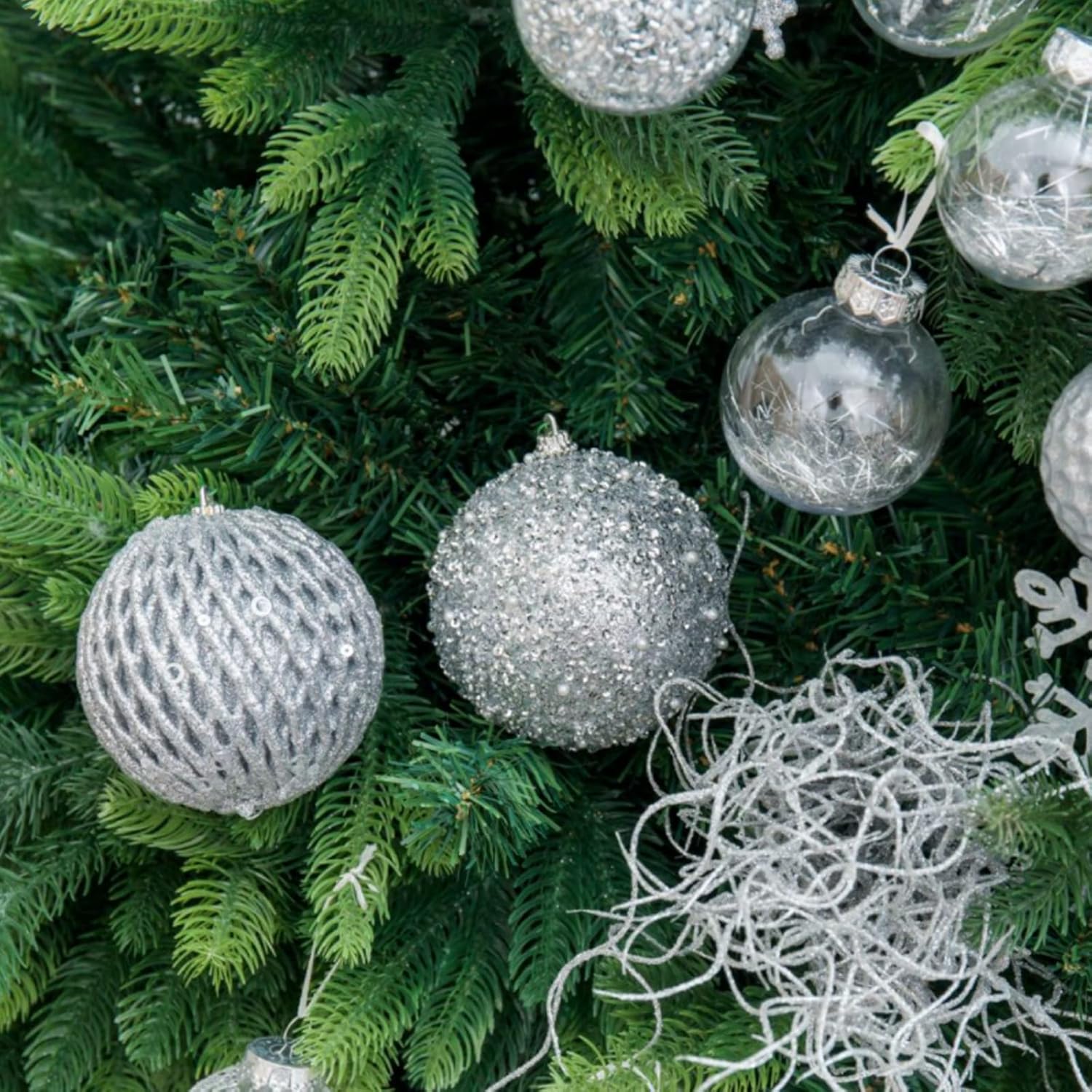 Adornos de bola de Navidad de 3.15 pulgadas, 12 piezas de bolas de lentejuelas con purpurina, bolas para árbol de Navidad, bodas, fiestas,