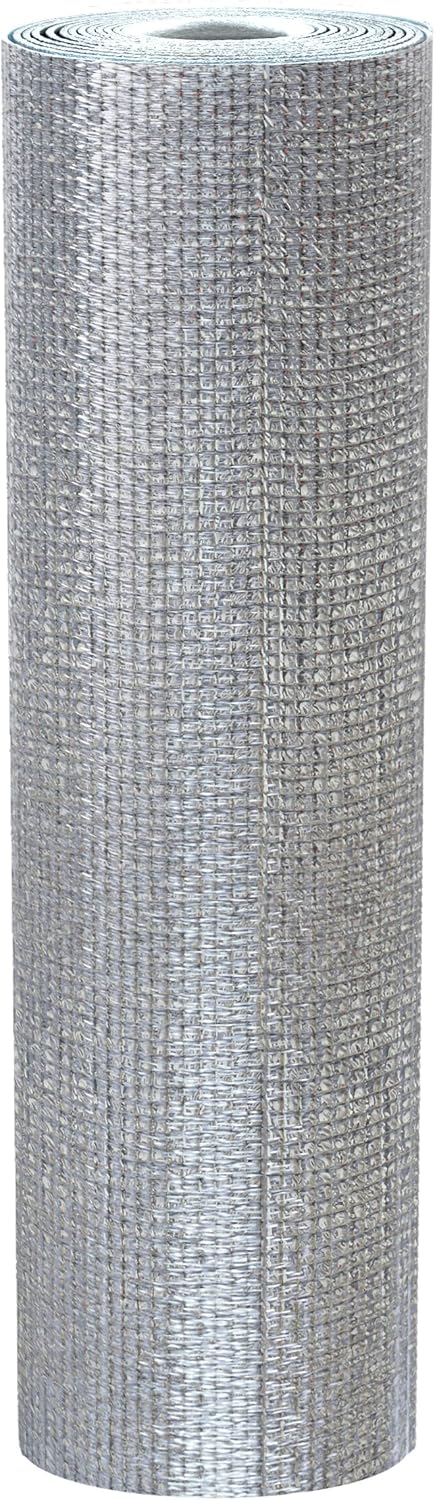 EconoHome Rollo de aislamiento reflectante de calor, núcleo de aislamiento de espuma de 0.118 in, hoja de protección térmica de aluminio de doble
