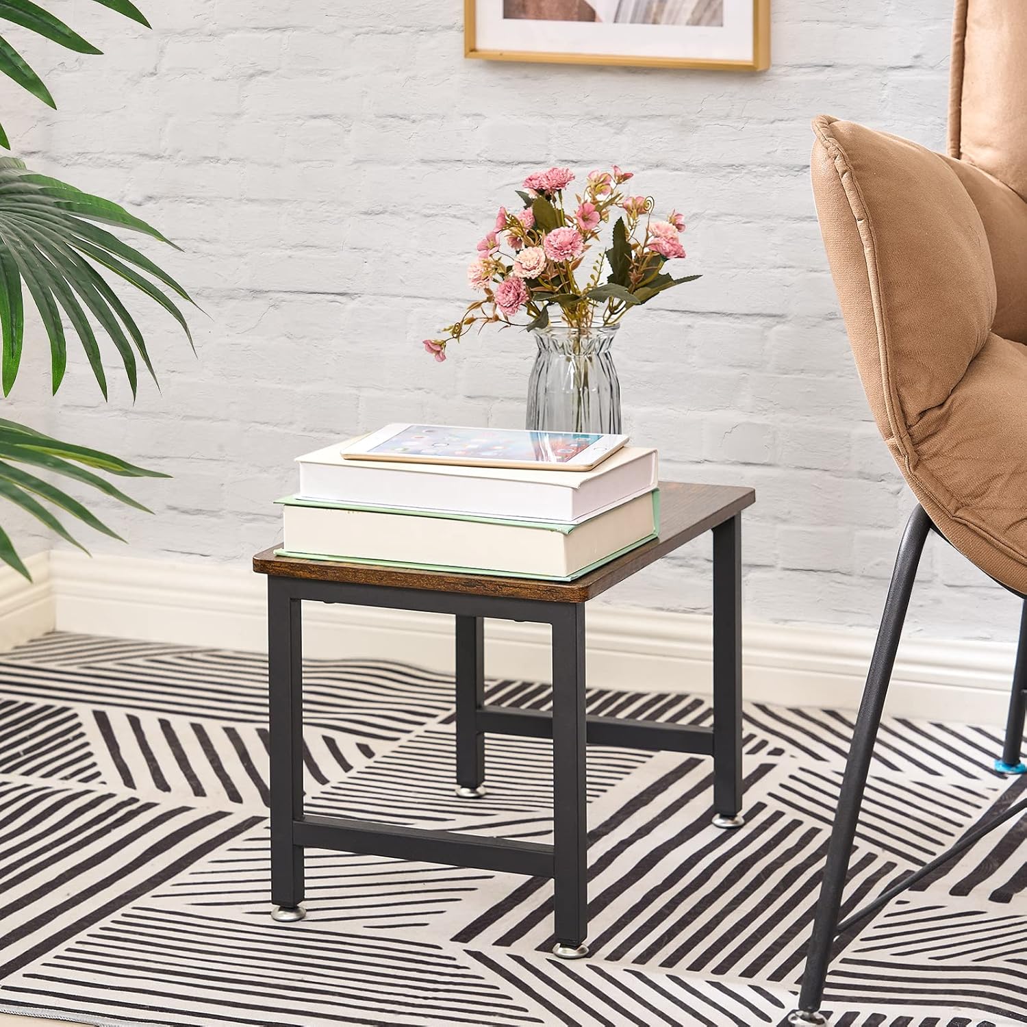 HOMCENES Soporte para impresora, estante de mesa para impresora industrial, carrito de impresora móvil de escritorio, estante de almacenamiento