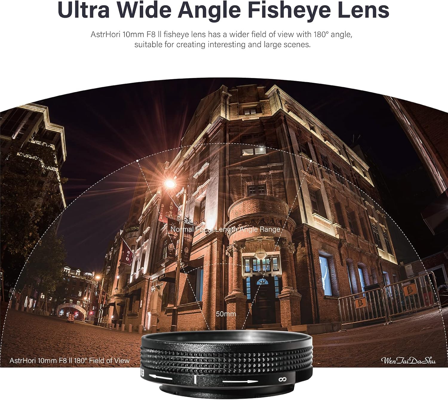 AstrHori Lente manual F8 II ultra gran angular Fisheye APS-C de 0.394in compatible con Panasonic LUMIX Olympus Micro 43 montaje sin espejo G1, G2,