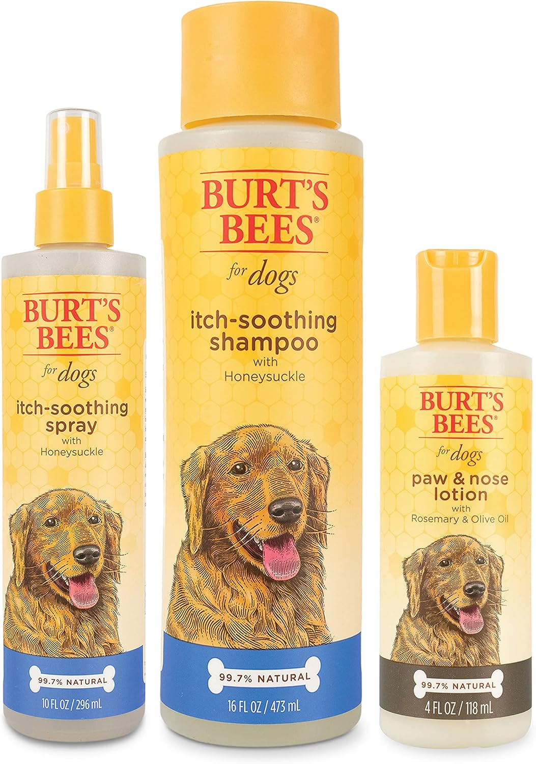 Burt’s Bees Bundle Kit de aseo calmante para la picazón, incluye champú natural calmante para la picazón y spray calmante para la picazón con