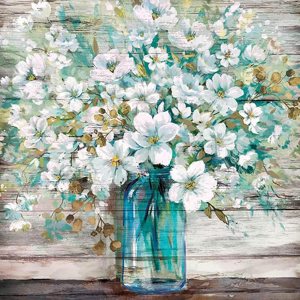 Lxmsja Kit de pintura de diamantes de estilo rústico para adultos, botella de masón azul verde azulado con diamantes para manualidades, pintura de Lxmsja Kit de pintura de diamantes de estilo rústico para adultos, botella de masón azul verde azulado con diamantes para manualidades, pintura de